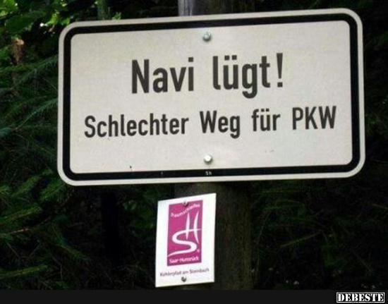  Navi lügt! Schlechter Weg für PKW! - Lustige Bilder | DEBESTE.de