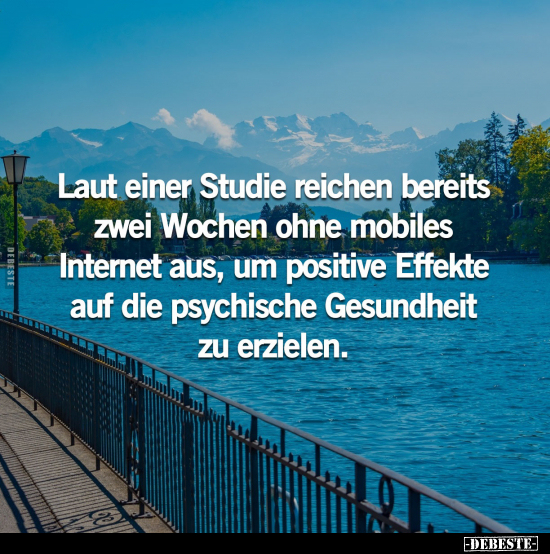 Ohne, Internet, Positive, Effekte, Gesundheit