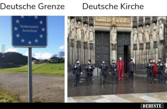 Deutsche Grenze / Deutsche Kirche.. - Lustige Bilder | DEBESTE.de