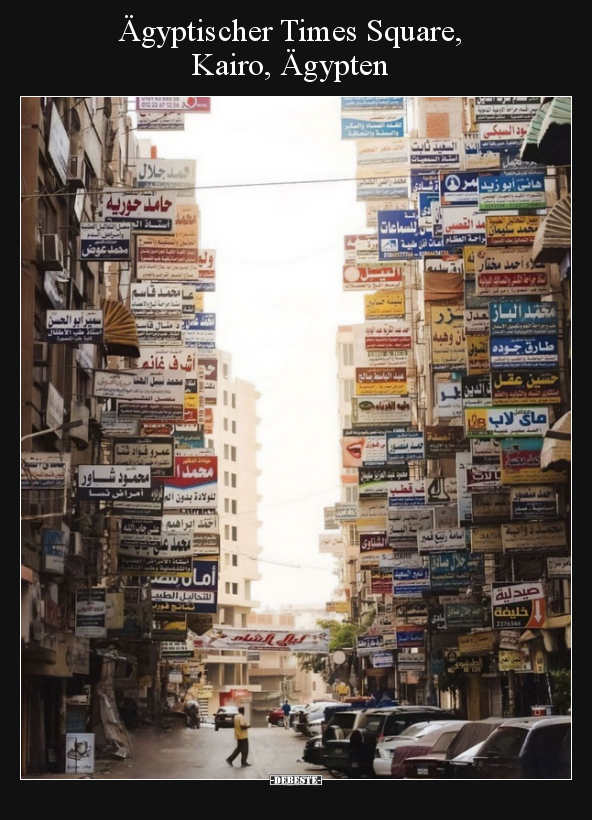 Ägyptischer Times Square, Kairo, Ägypten.. - Lustige Bilder | DEBESTE.de