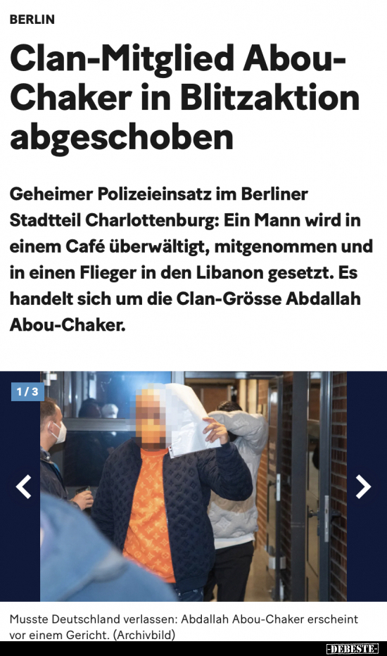 Abdallah Abou-Chaker abgeschoben