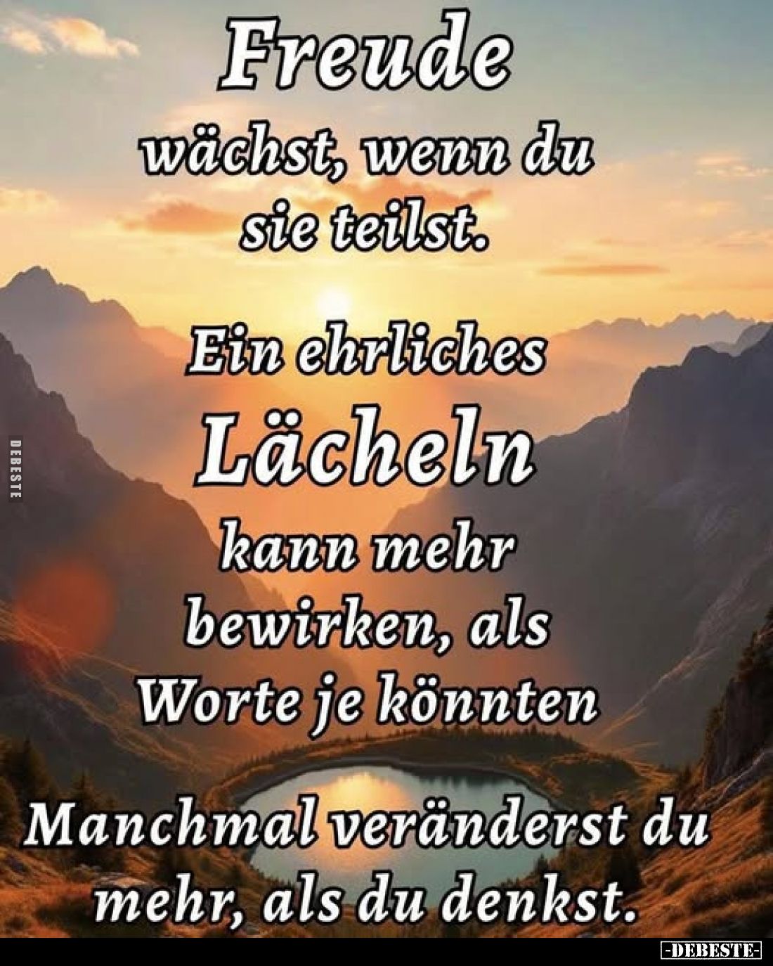 Freude wächst, wenn du sie teilst.. - Lustige Bilder | DEBESTE.de