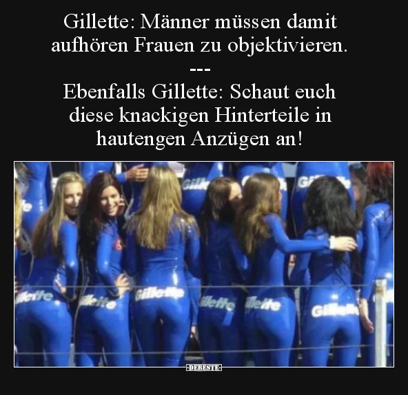 Gillette: Männer müssen damit aufhören Frauen zu.. - Lustige Bilder | DEBESTE.de