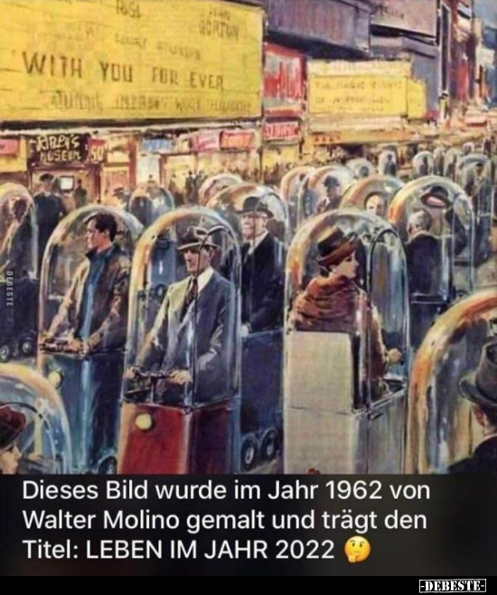 Dieses Bild wurde im Jahr 1962 von Walter Molino gemalt und.. - Lustige Bilder | DEBESTE.de