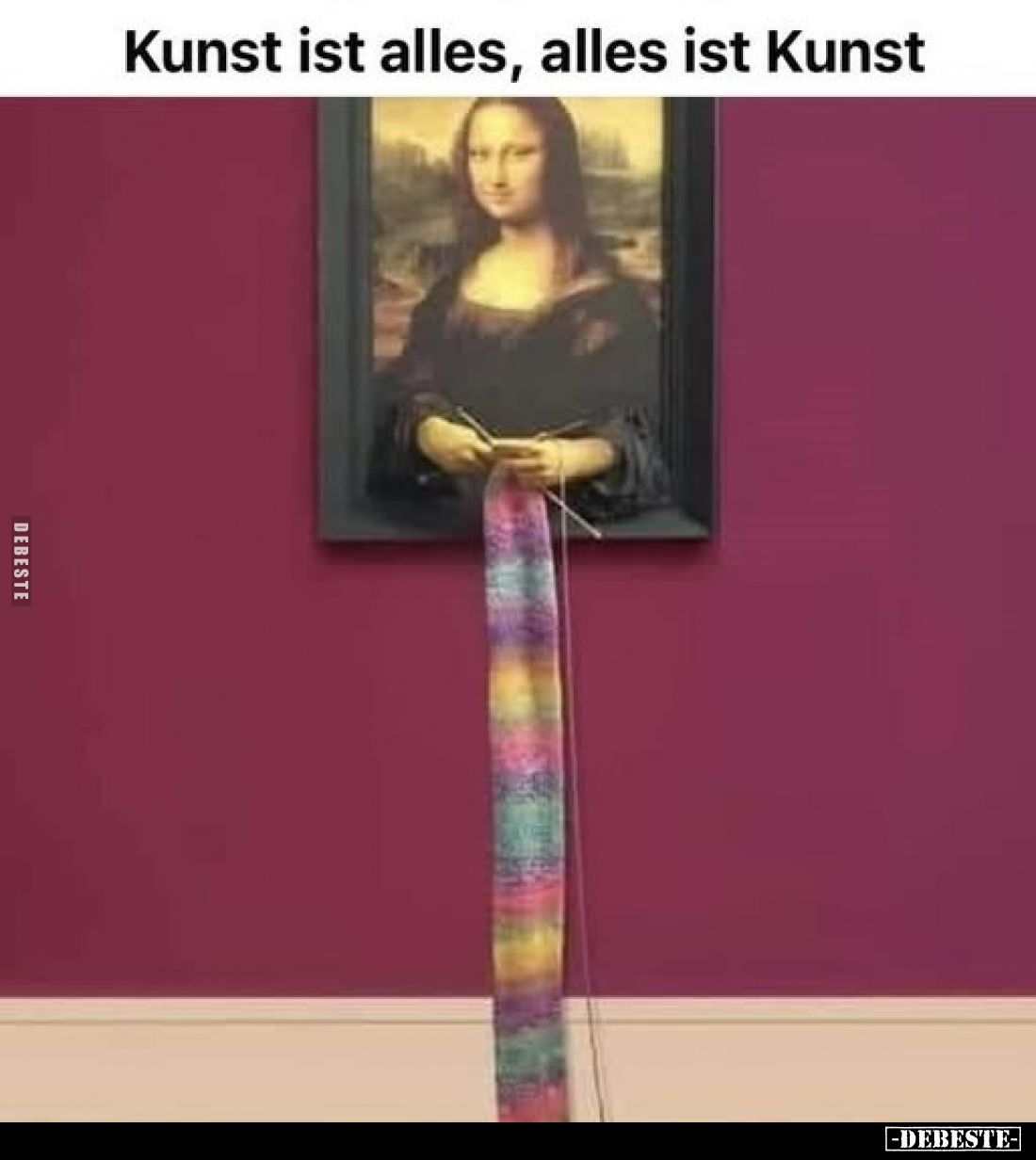 Kunst ist alles, alles ist Kunst