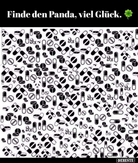 Finde den Panda, viel Glück. - Lustige Bilder | DEBESTE.de