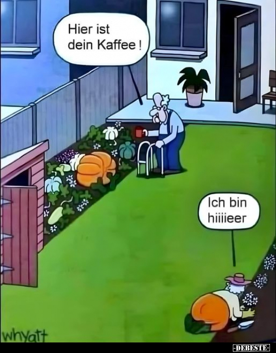 Hier ist dein Kaffee!.. - Lustige Bilder | DEBESTE.de