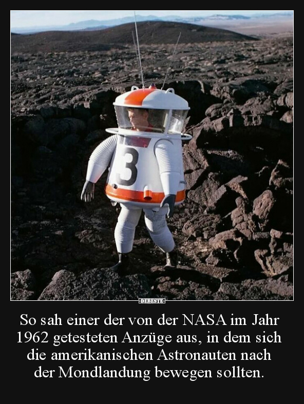So sah einer der von der NASA im Jahr 1962 getesteten.. - Lustige Bilder | DEBESTE.de