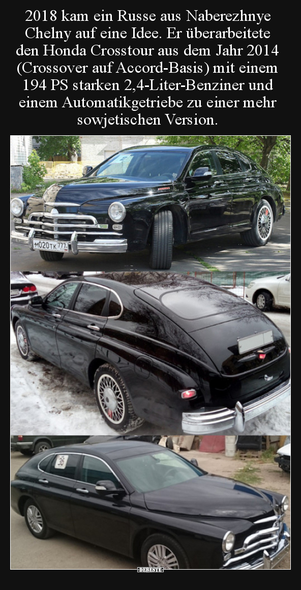 2018 kam ein Russe aus Naberezhnye Chelny auf eine Idee...
