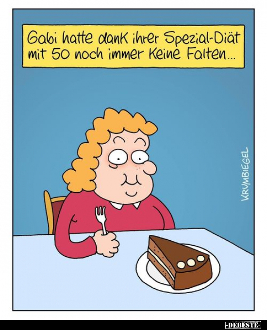 Gabi hatte dank ihrer Spezial-Diät.. - Lustige Bilder | DEBESTE.de