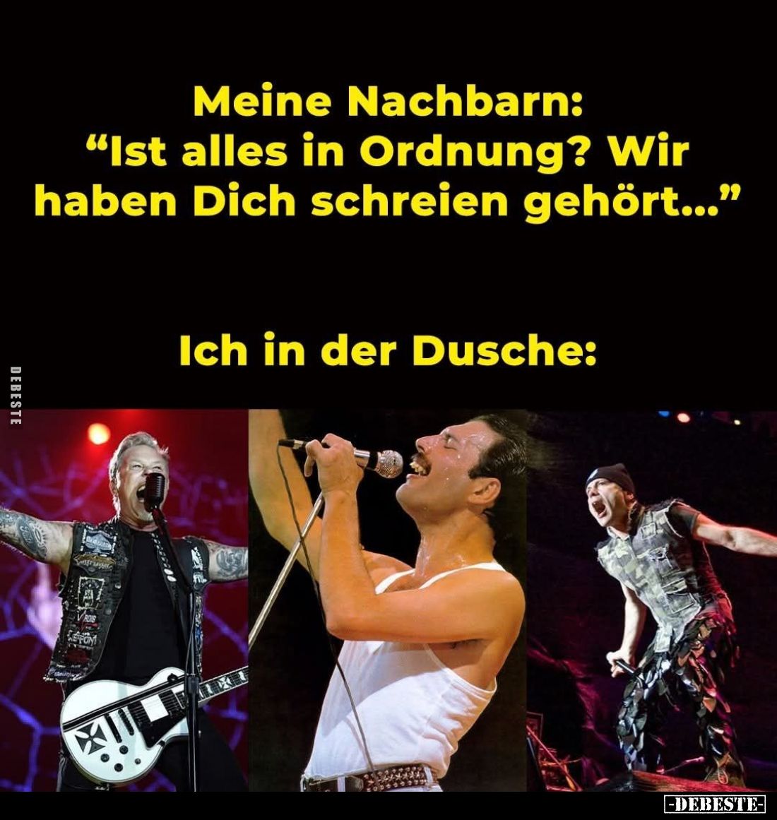 Meine Nachbarn: "Ist alles in Ordnung? Wir haben Dich schreien gehört..."