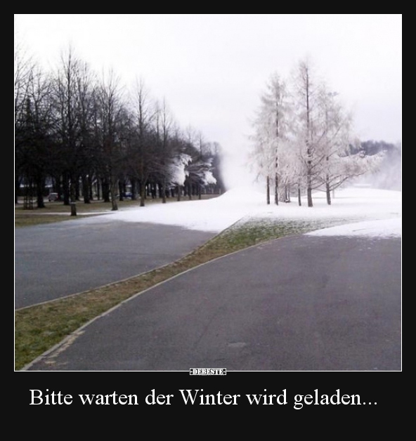 Bitte warten der Winter wird geladen...