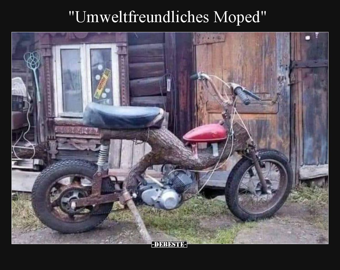 Umweltfreundliches Moped