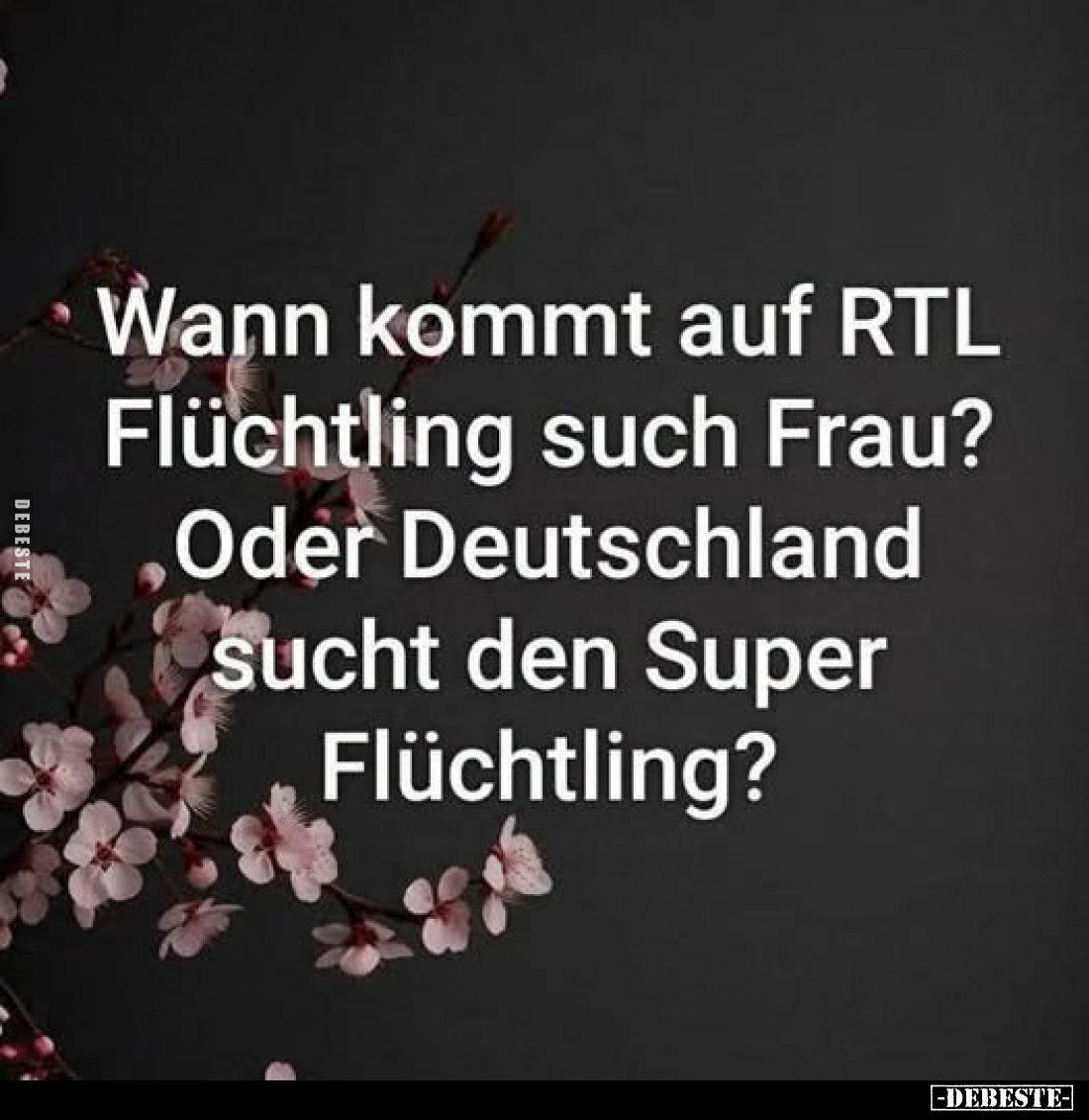 Wann kommt auf RTL Flüchtling such Frau?.. - Lustige Bilder | DEBESTE.de