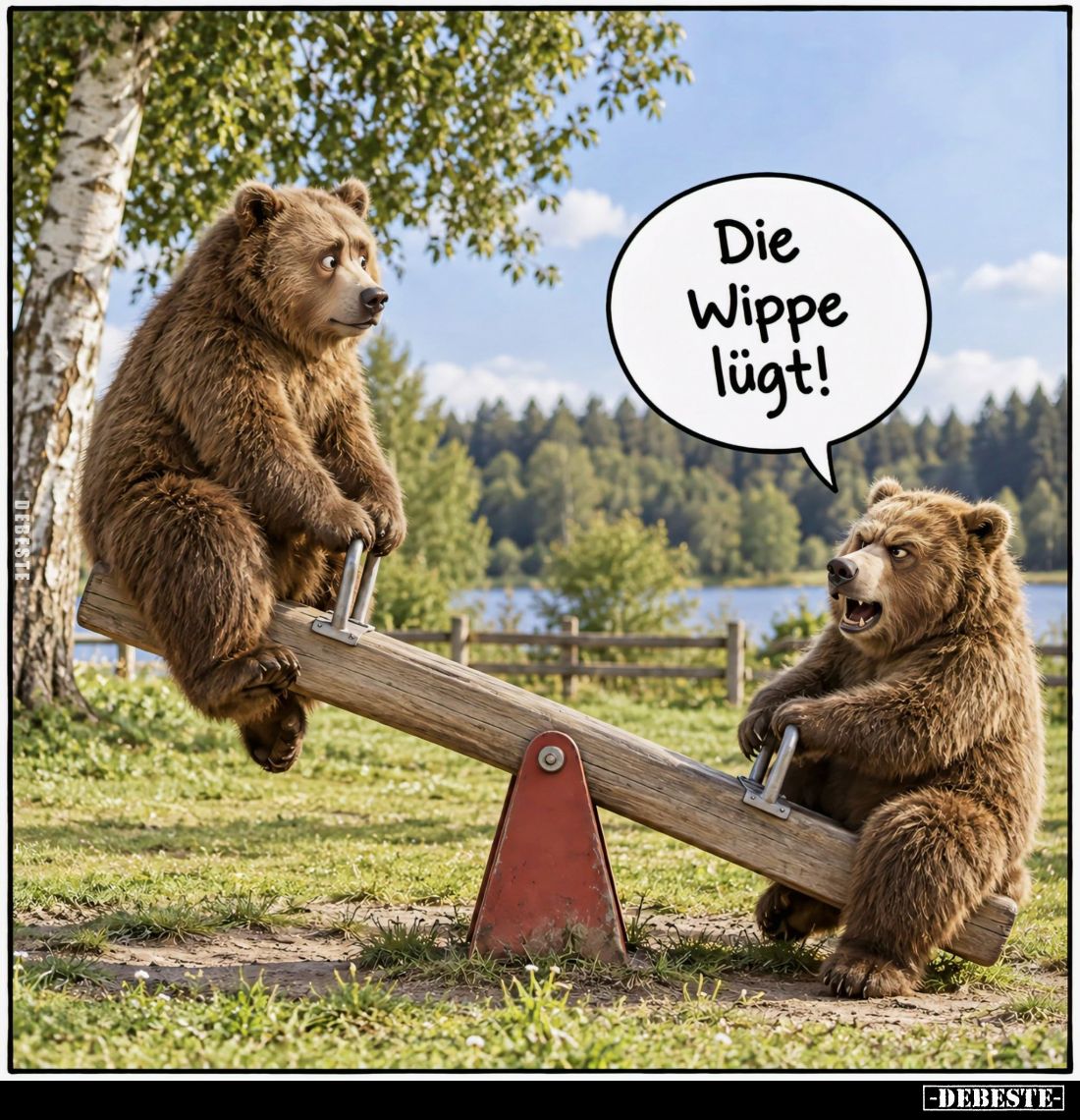 Die Wippe lügt!