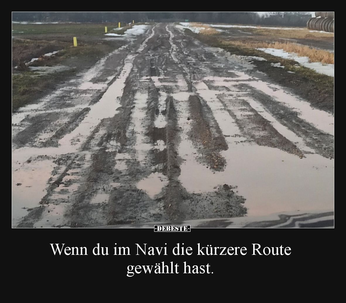 Wenn du im Navi die kürzere Route gewählt hast.