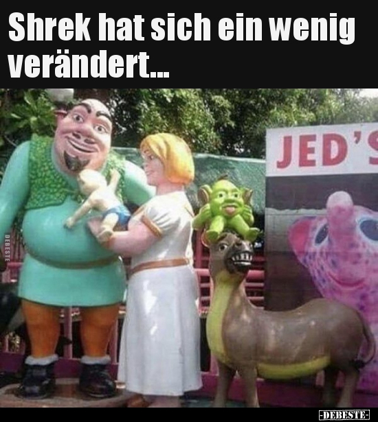 Shrek hat sich ein wenig verändert... - Lustige Bilder | DEBESTE.de
