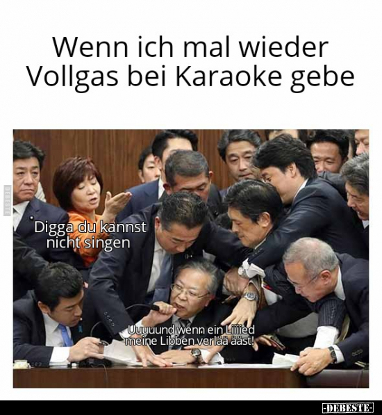 Wenn ich mal wieder Vollgas bei Karaoke gebe.. - Lustige Bilder | DEBESTE.de