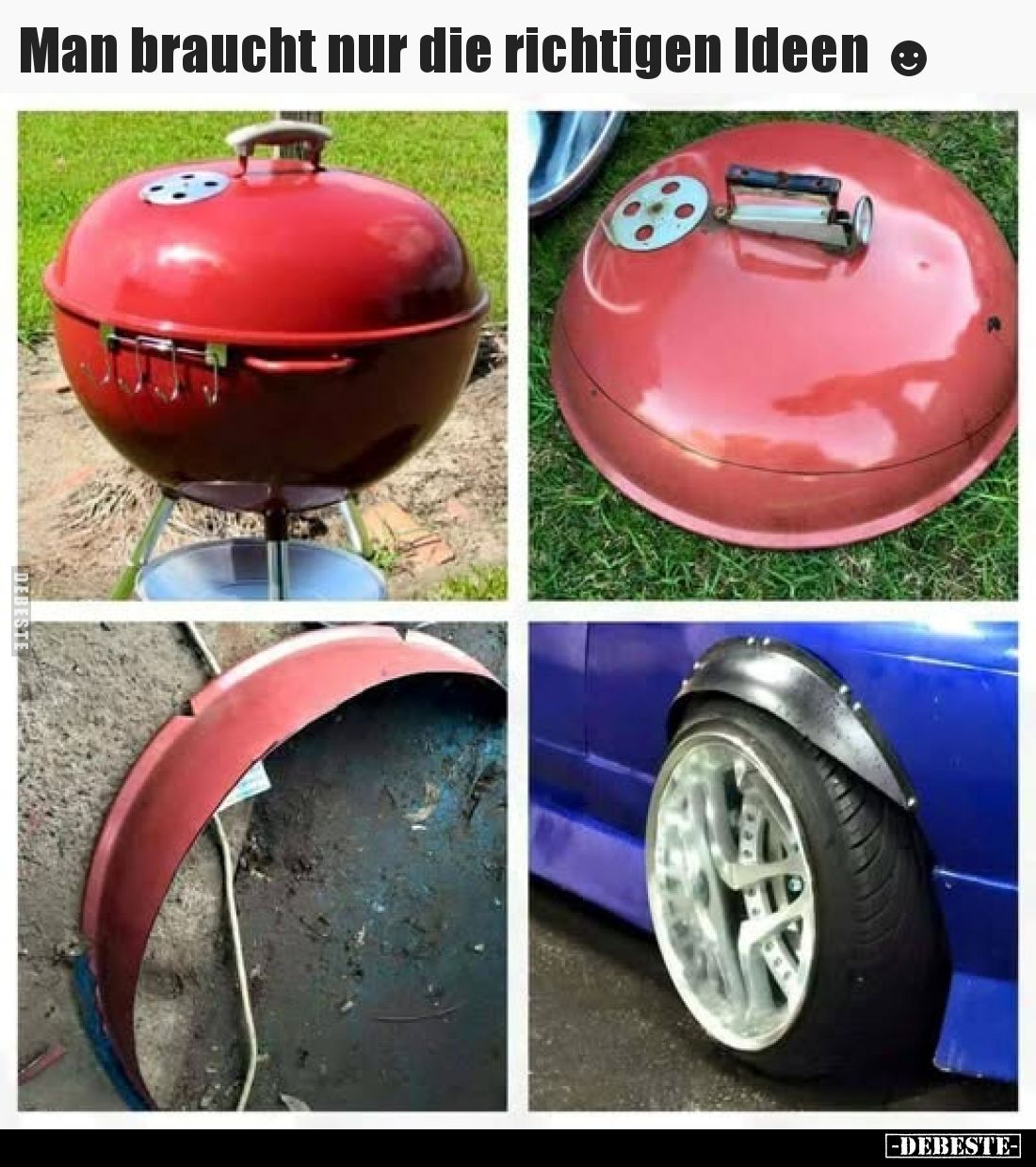 Man braucht nur die richtigen Ideen.