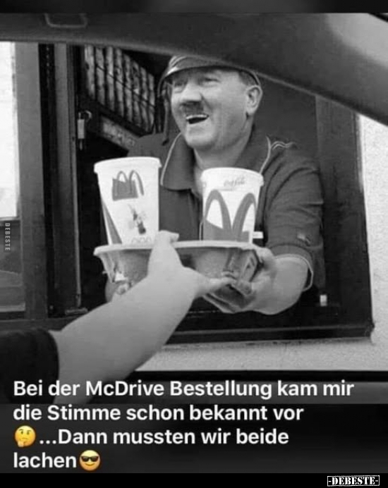 Bei der McDrive Bestellung kam mir die Stimme schon bekannt vor.. - Lustige Bilder | DEBESTE.de