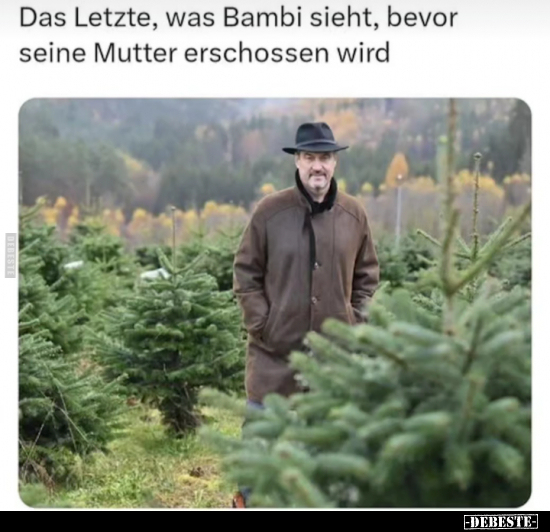 Das Letzte, was Bambi sieht, bevor seine Mutter erschossen.. - Lustige Bilder | DEBESTE.de