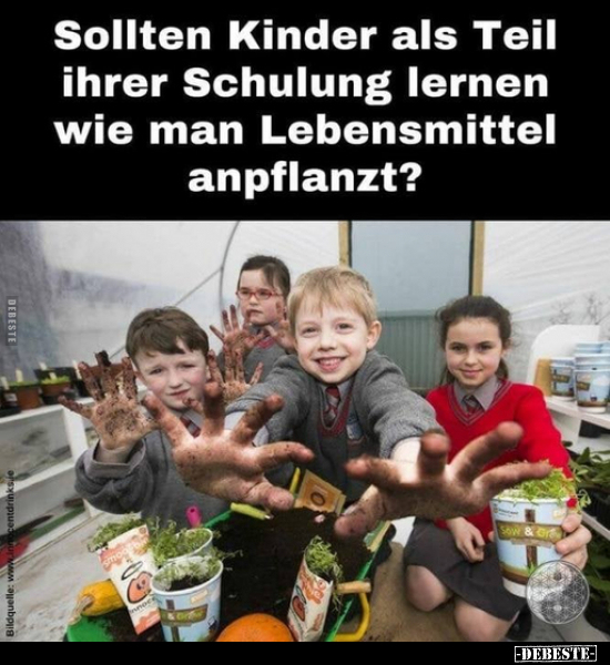 Sollten Kinder als Teil ihrer Schulung lernen wie man.. - Lustige Bilder | DEBESTE.de