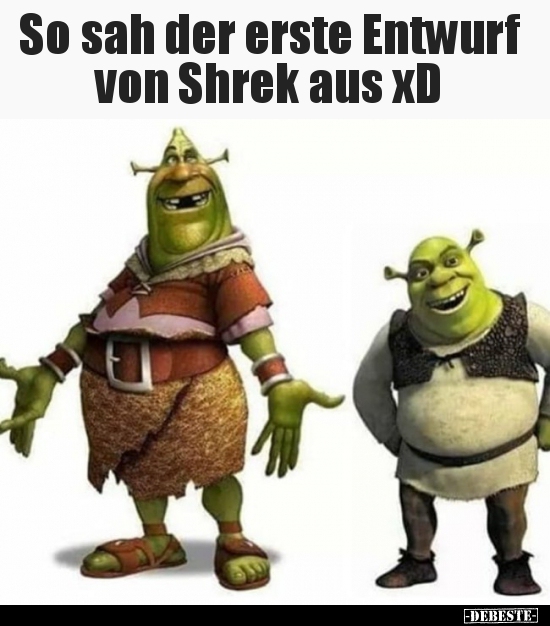 So sah der erste Entwurf von Shrek aus xD.. - Lustige Bilder | DEBESTE.de