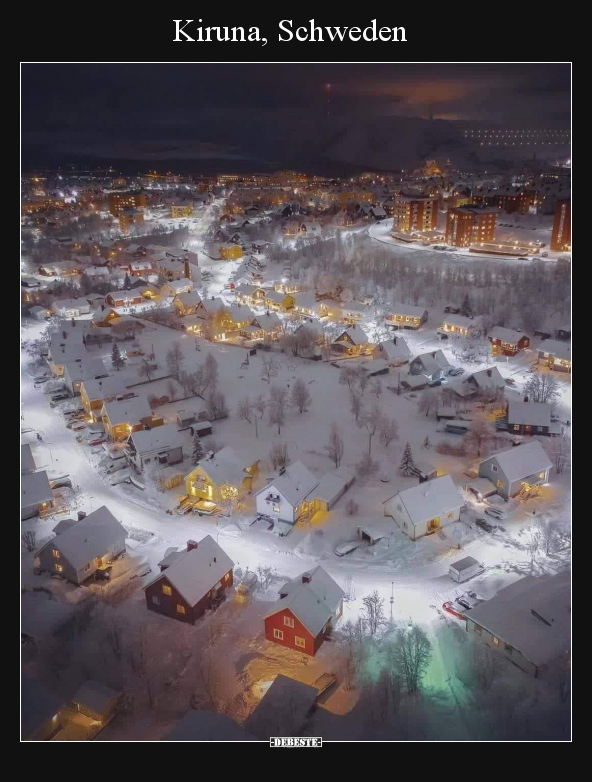 Kiruna, Schweden..