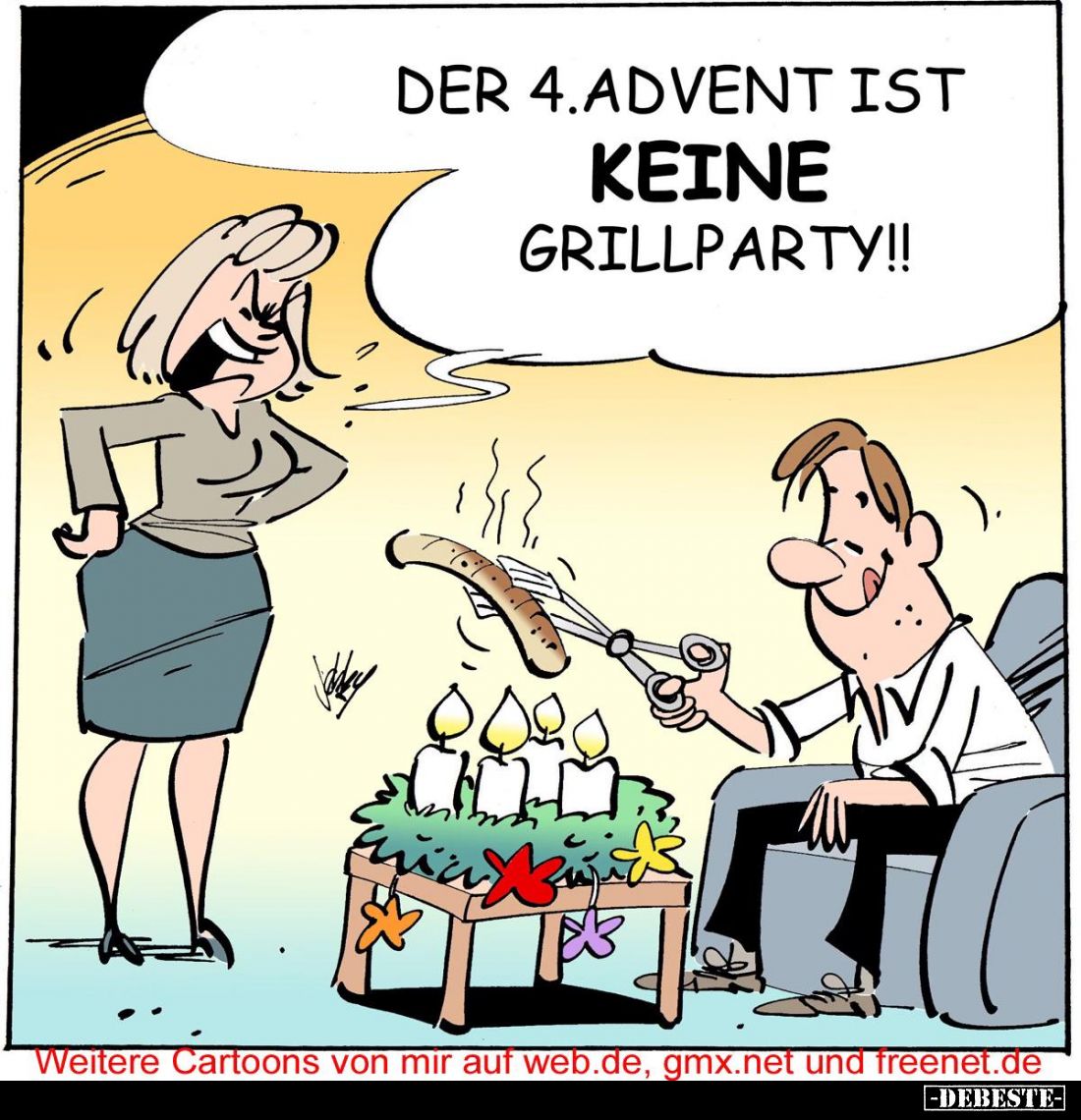 Der 4. Advent ist keine Grillparty!