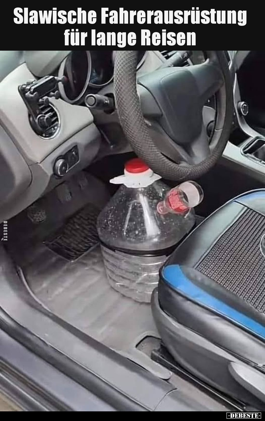 Slawische Fahrerausrüstung für lange Reisen