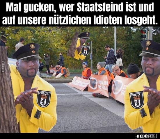 Mal gucken, wer Staatsfeind ist und auf unsere nützlichen.. - Lustige Bilder | DEBESTE.de