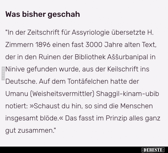 Was bisher geschah.. - Lustige Bilder | DEBESTE.de