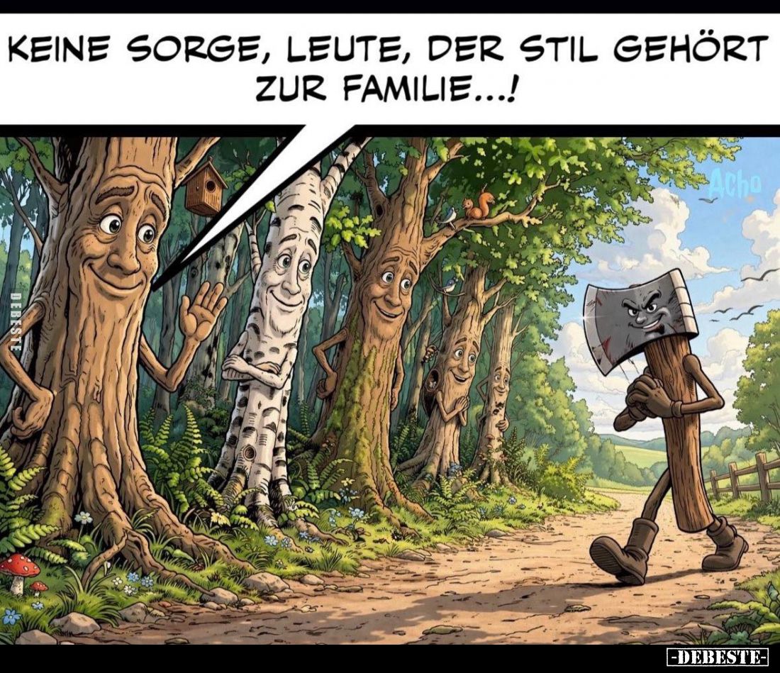 Keine Sorge, Leute, der Stil gehört zur Familie...!