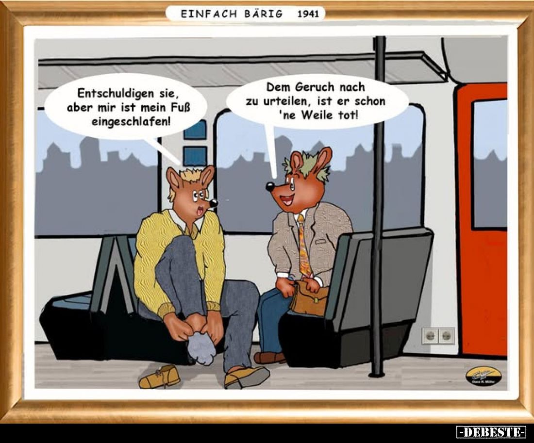 Entschuldigen sie, aber mir ist mein Fuß.. - Lustige Bilder | DEBESTE.de