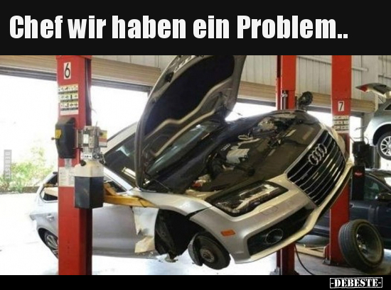 Chef wir haben ein Problem.. - Lustige Bilder | DEBESTE.de