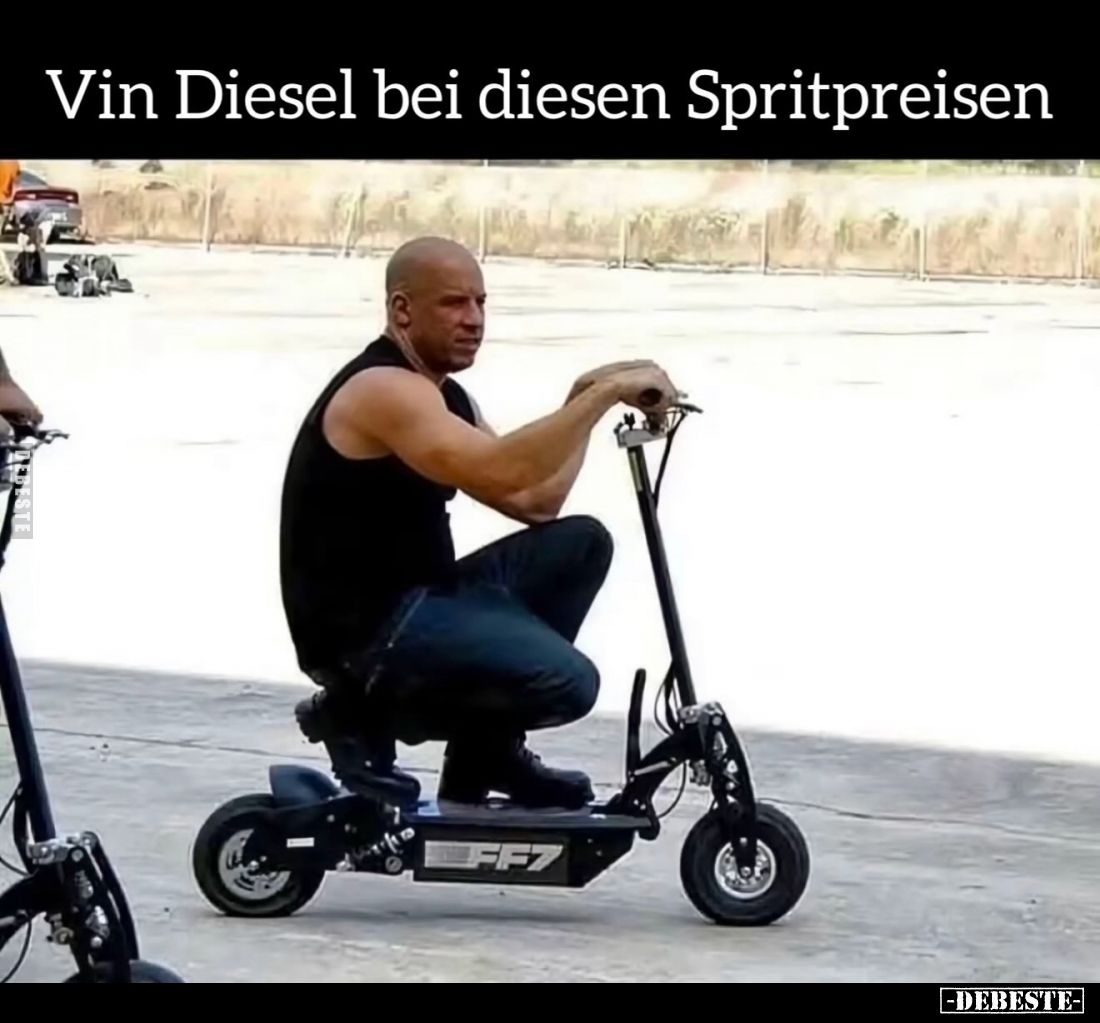 Vin Diesel bei diesen Spritpreisen