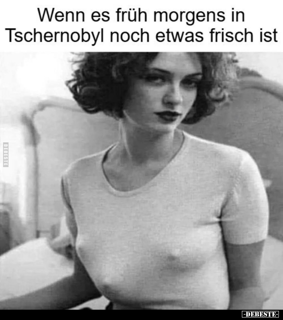 Wenn es früh morgens in Tschernobyl noch etwas frisch ist.