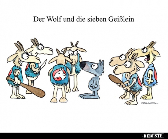 Der Wolf und die sieben Geißlein... - Lustige Bilder | DEBESTE.de