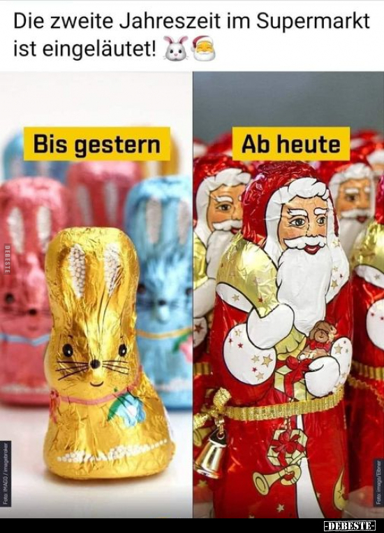 Die zweite Jahreszeit im Supermarkt ist eingeläutet!.. - Lustige Bilder | DEBESTE.de