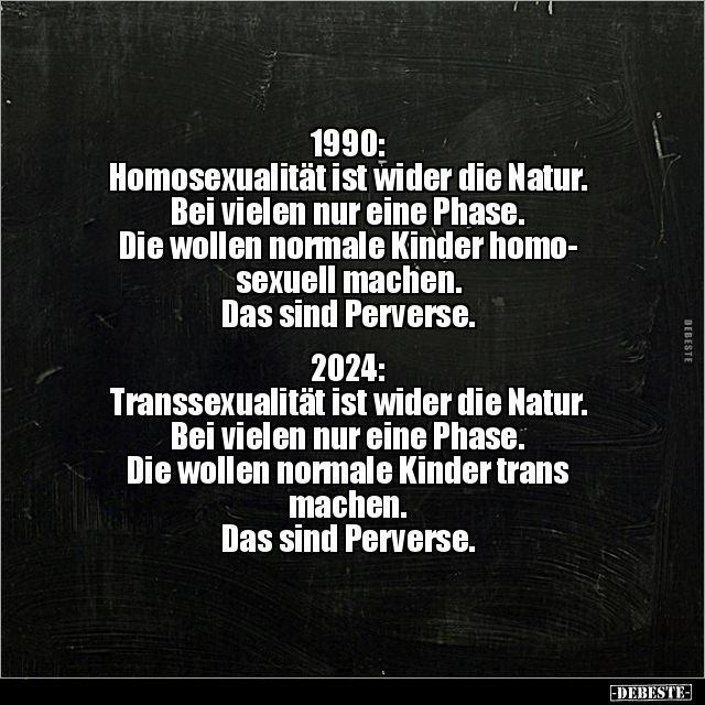 1990: Homos*exualität ist wider die Natur.. - Lustige Bilder | DEBESTE.de