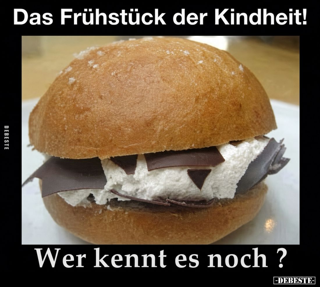 Das Frühstück der Kindheit!
Wer kennt es noch ?