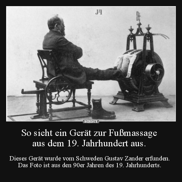So sieht ein Gerät zur Fußmassage aus dem 19. Jahrhundert.. - Lustige Bilder | DEBESTE.de