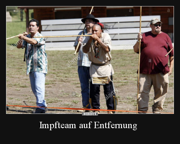 Impfteam auf Entfernung..