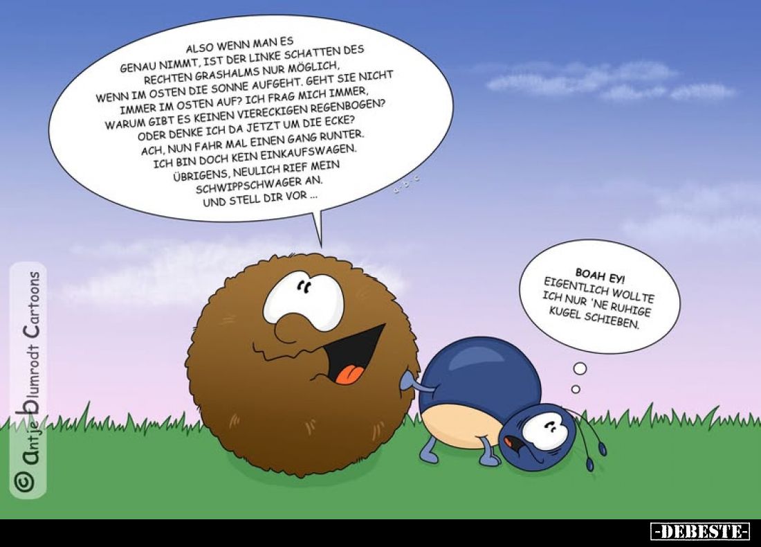 Also wenn man es genau nimmt, ist der linke Schatten des rechten Grashalms nur möglich, wenn im Osten die Sonne aufgeht. Geht...