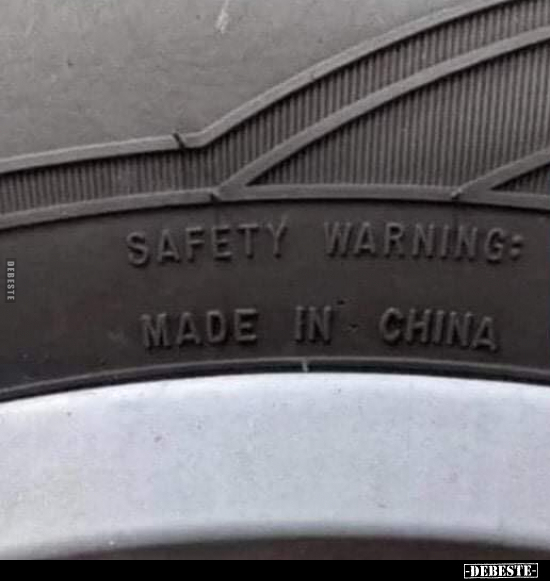 Safety warning: Made in China... - Lustige Bilder | DEBESTE.de