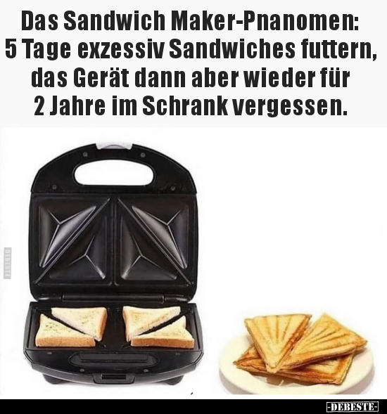 Das Sandwich Maker-Pnanomen.. - Lustige Bilder | DEBESTE.de