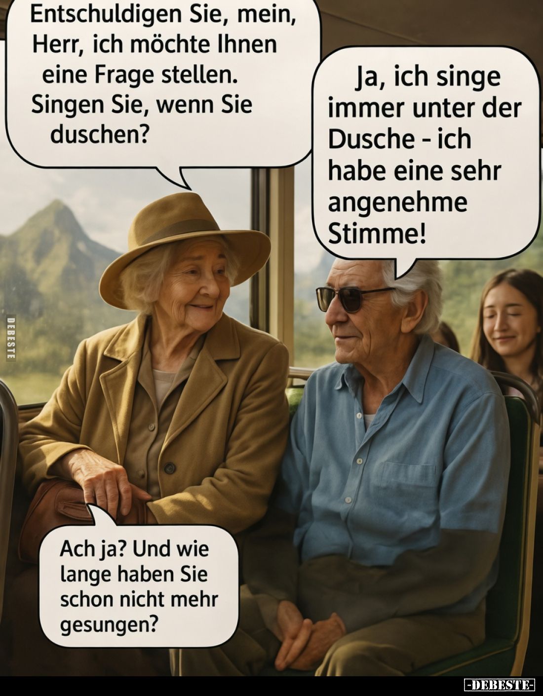 Entschuldigen Sie, mein, Herr, ich möchte Ihnen eine Frage.. - Lustige Bilder | DEBESTE.de