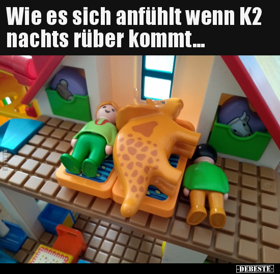 Wie es sich anfühlt wenn K2 nachts rüber kommt...