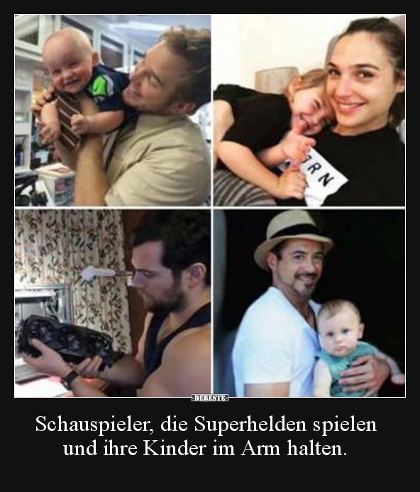Schauspieler, die Superhelden spielen und ihre Kinder im.. - Lustige Bilder | DEBESTE.de