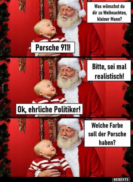 Was wünschst du dir zu Weihnachten, kleiner Mann? - Lustige Bilder | DEBESTE.de